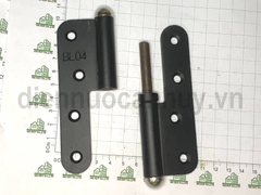 Bản lề cối sơn đen 115x43 vế trái BL04