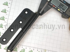 Bản lề cối sơn đen 115x43 vế trái BL04