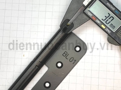 Bản lề cối sơn đen 125x50 vế phải BL01