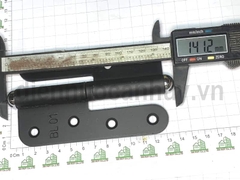 Bản lề cối sơn đen 125x50 vế trái BL01