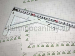 Bản lề gấp tự khóa 25 cm