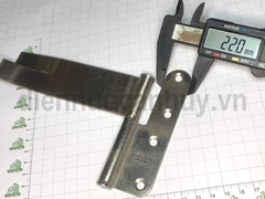 Bản lề inox 201 chôn tường loại nhỏ 110 mm