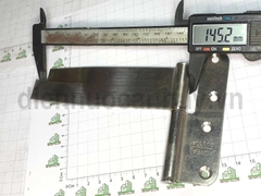 Bản lề inox 201 chôn tường loại nhỏ 110 mm