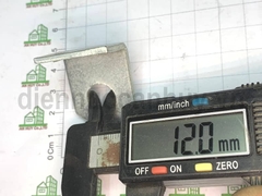 Bát khóa bắt vít sắt mạ trắng loại to lỗ phi 12 mm