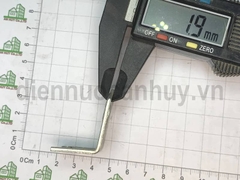 Bát khóa bắt vít sắt mạ trắng loại to lỗ phi 12 mm