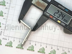 Bát khóa bắt vít sắt mạ trắng loại to lỗ phi 12 mm