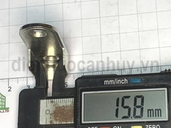 Bát ô van tròn phi 16 đỡ cố định thanh nhôm treo quần áo 2 lỗ vít