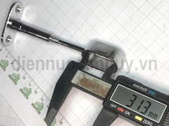 Bát tăng cứng thanh nhôm treo quần áo có điều chỉnh 85 - 125 mm inox xịn