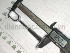 Bát tăng cứng thanh nhôm treo quần áo có điều chỉnh 85 - 125 mm inox xịn