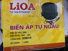 Biến áp tự ngẫu lioa 2000va