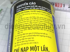 Bình gas mini Namilux 220g