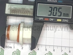 Bịt ren ngoài nhựa trắng gioăng không băng tan 21-1/2 inch