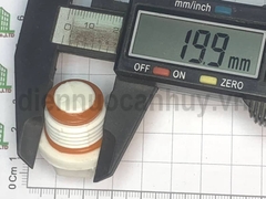 Bịt ren ngoài nhựa trắng gioăng không băng tan 21-1/2 inch