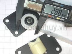 Bộ bánh xe cửa lùa nội thất dùng cho ray âm