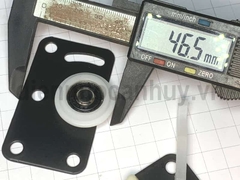 Bộ bánh xe cửa lùa nội thất dùng cho ray âm