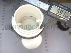 Bộ cấp xả nước bồn cầu loại 2 nút nhấn Phú Hải