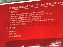 Bộ chia 6 cổng tivi khuyếch đại tín hiệu điện 220v