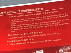 Bộ chia 6 cổng tivi khuyếch đại tín hiệu điện 220v