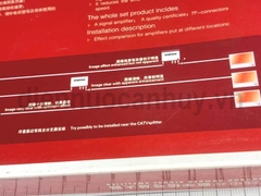 Bộ chia 6 cổng tivi khuyếch đại tín hiệu điện 220v