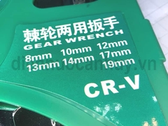 Bộ cờ lê bánh cóc tự động 7 chi tiết: 8mm, 10mm, 12mm, 13mm, 14mm, 17mm, 19mm