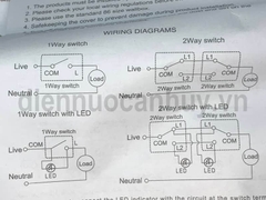 Bộ công tắc ba 2 chiều AvatarOn E8333L2LED_WE_G19 Schneider có đèn