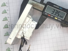 Bộ công tắc đôi 2 chiều AvatarOn E8332L2LED_WE_G19 Schneider có đèn