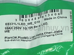 Bộ công tắc đơn 1 chiều AvatarOn E8331L1LED_WE_G19 Schneider