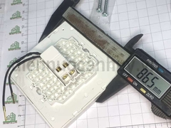Bộ công tắc đơn 1 chiều AvatarOn E8331L1LED_WE_G19 Schneider