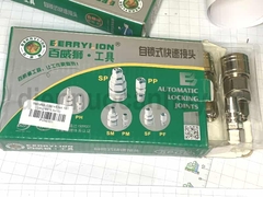 Bộ đầu nối nhanh tự động Berrylion phi 10mm . SP30.PP30 cho ống hơi 6.5x10 . Khớp nối khí nén tiêu chuẩn công nghiệp xịn