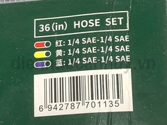 Bộ dây nạp ga Hongsen HS-336 90cm R22 R404A R407C R134a R12
