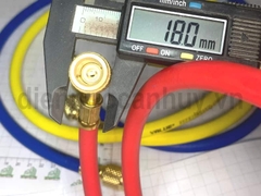Bộ dây nạp Gas Value 90cm R22 R404A R407C R134a R12