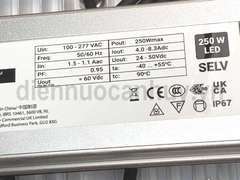 Bộ đèn pha Philips Xi EP LV 250W 4.0-8.3A WL i215 as trắng