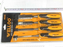 Bộ đục gỗ cao cấp Welloo 4 món lưỡi thẳng 6 12 19 25mm (70k/cái)