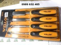 Bộ đục gỗ cao cấp Welloo 4 món lưỡi thẳng 6 12 19 25mm (70k/cái)