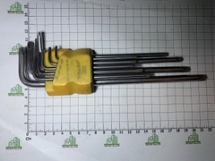 Bộ lục giác hoa thị Welloo 9 thanh T10 đến T50 có lỗ