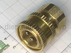 Bộ khớp đực cái nối nhanh 2 đầu máy rửa xe (ren 17)