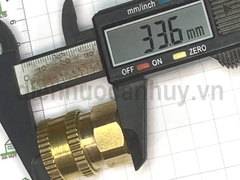 Bộ khớp đực cái nối nhanh 2 đầu máy rửa xe (ren 17)