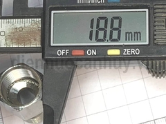 Bộ khớp đực cái nối nhanh 2 đầu máy rửa xe (ren 17)