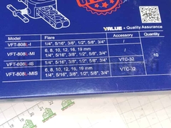 Bộ loe lệch tâm Value VFT-808L-IS (loe VN2502 + Kẹp VFT-808-I + dao VTC-32)