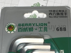 Bộ lục giác dài 9 thanh Berrylion