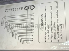 Bộ lục giác hoa thị Welloo 9 thanh T10 đến T50 có lỗ