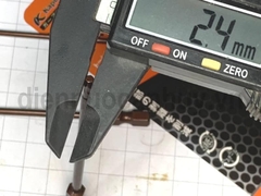 Kapusi K7185 bộ đầu bắn lục giác đen dài 8 chi tiết 8 6 5 4 3 2.5 2 1.5 mm lắp súng bắn vít (gài)
