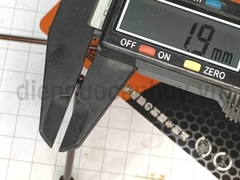 Kapusi K7185 bộ đầu bắn lục giác đen dài 8 chi tiết 8 6 5 4 3 2.5 2 1.5 mm lắp súng bắn vít (gài)