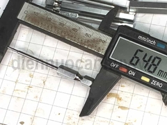 Bộ lục giác lắp súng bắn vít (gài) Kapusi trắng ngắn 8 chi tiết 8 6 5 4 3 2.5 2 1.5 mm