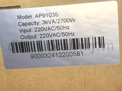 Bộ lưu điện Online UPS AP9103S 3kAV-2700W