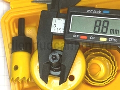 Bộ mũi khoét thạch cao, khoét gỗ, khoét nhựa đa năng 13 chi tiết phi 19 22 25 28 31 38 44 51 64