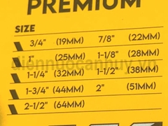 Bộ mũi khoét thạch cao, khoét gỗ, khoét nhựa đa năng 13 chi tiết phi 19 22 25 28 31 38 44 51 64