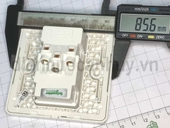 Bộ ổ cắm đôi 3 chấu 16A vuông trắng Schneider AvatarOn E83426UES2_WE_G19