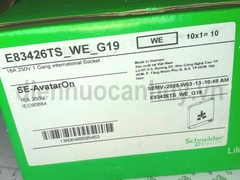 Bộ ổ cắm đơn đa năng E83426TS_WE_G19 Schneider