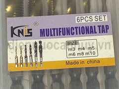 Bộ ta rô ren 6 chi tiết M3 M4 M5 M6 M8 M10 chuôi lục giác